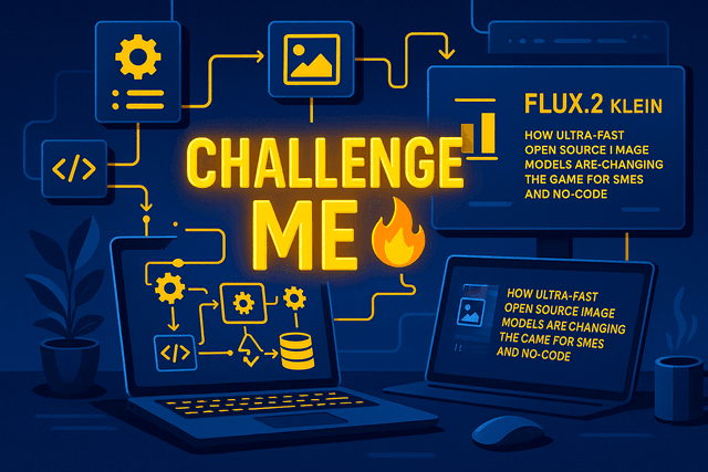 FLUX.2 [klein]: how ultra-fast open source image models are changing the game for SMEs and no‑code